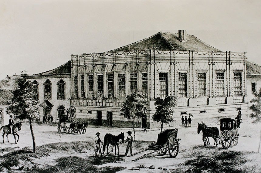 Imagem histórica do período imperial
