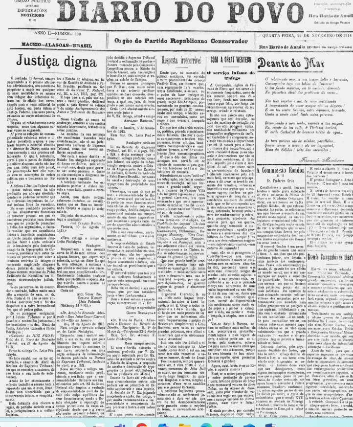Diário do Povo 1916